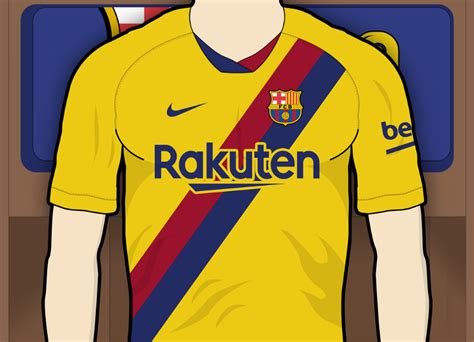 Barcelona 2019 20 Away Kit Prediction | Kit design ...