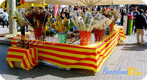 Barcelona 2023   Sant Jordi Day Barcelona. Rose & book festival 23 ...