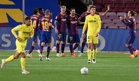 Barcelona vs Villarreal resultado del partido de hoy: 4 0 quedó el ...