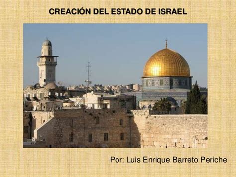 Barreto creación del estado de israel