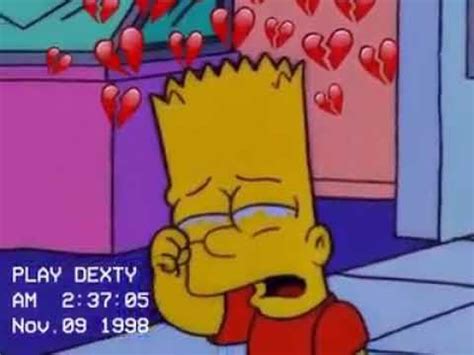 Bart Simpson Sad : c   YouTube