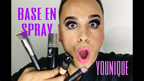Base de Maquillaje en Spray YOUNIQUE TOUCH   YouTube