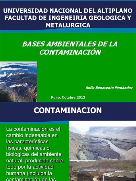 Bases de la Contaminación Ambiental.pdf | Contaminación ...
