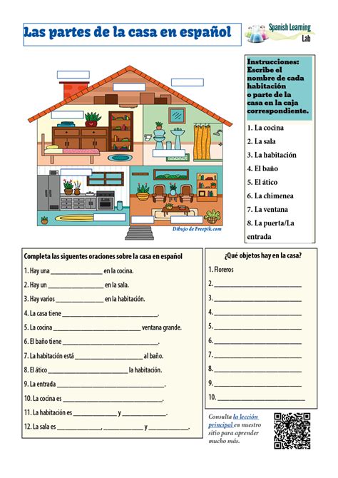 Basic Spanish Worksheets Pdf — db excel.com