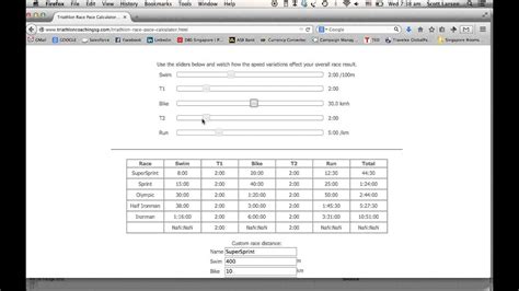 Basic Triathlon Race Pace Calculator | FREE to use tool ...