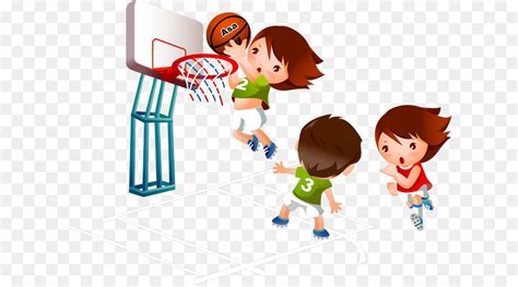 Basketball Cartoon Sport Clip art   Kids playing ...