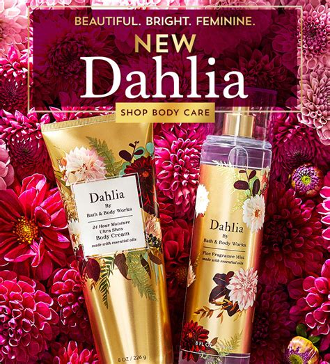 Bath & Body Works Dahlia fragrance collection   The ...