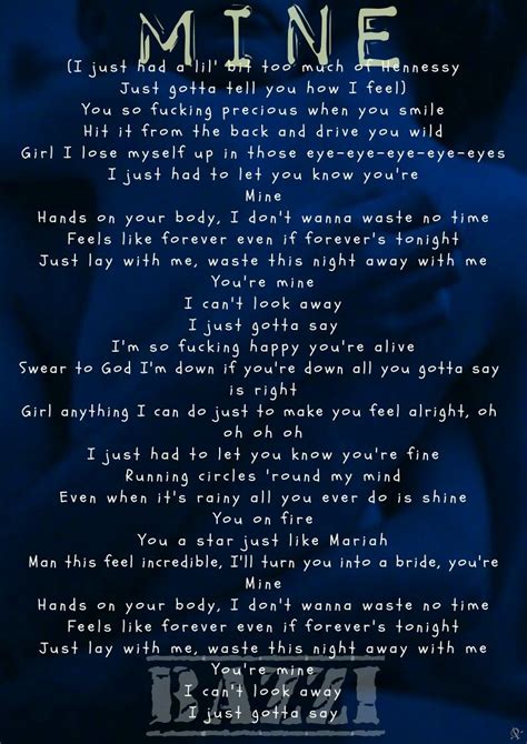 BAZZI   MINE ::full lyric:: | Me too lyrics, Lyric quotes ...