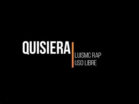 BEAT DE RAP con letra romantica//USO LIBRE// LuisMc Rap ...
