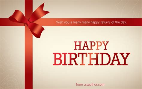 Beautiful Birthday Greetings Card PSD For Free Download ...