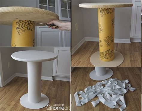 Beautiful DIY Side Table Muebles Con Llantas, Muebles De ...