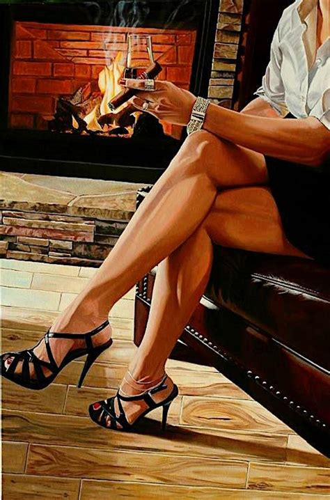Beautiful female legs & Cigar smoke – The CigarMonkeys