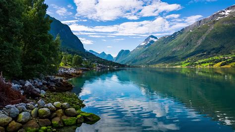 Beautiful Nature Norway natural landscape. Stock Video ...