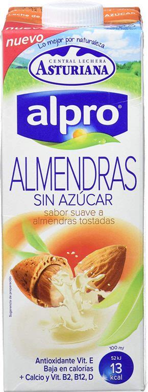 Bebida de almendras sin azúcar Alpro de Central Lechera ...