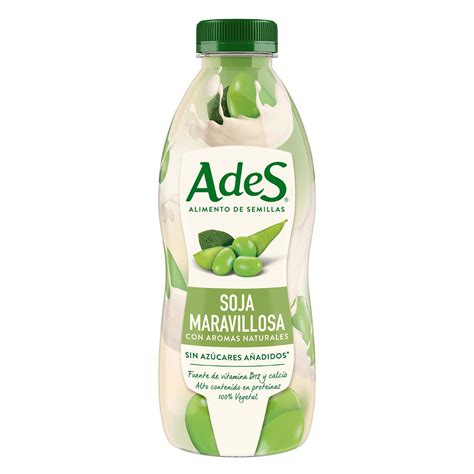 Bebida de soja AdeS con aromas naturales sin azúcar ...