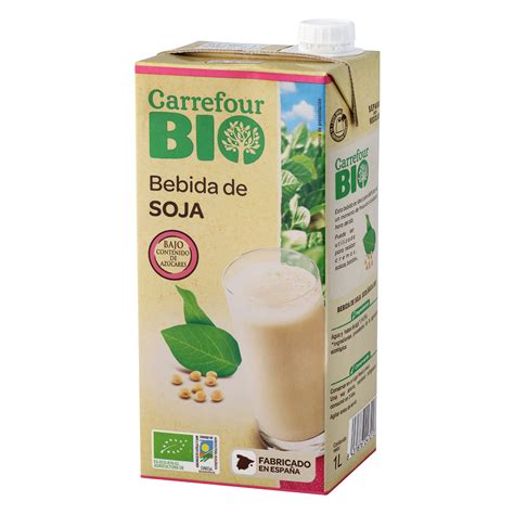 Bebida de soja ecológica Carrefour Bio brik 1 l. Carrefour ...