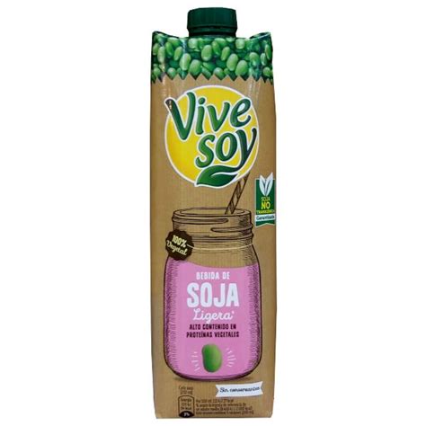 Bebida de Soja Ligera Vivesoy: calorías, ingredientes y más | SuperVeggie