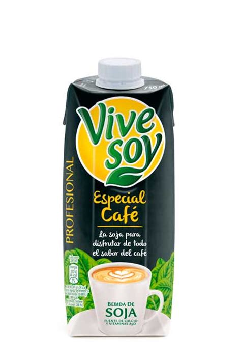 Bebida de soja Vivesoy Especial Café para hostelería Profesional Horeca