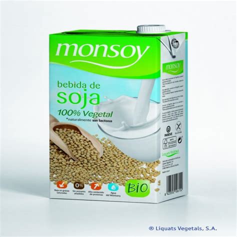 BEBIDA SOJA MONSOY BIO PACK 6L SIN GLUTEN Natural Cash