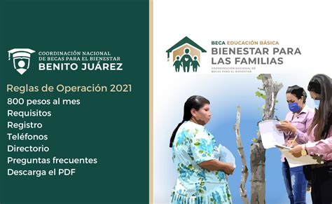 Beca Bienestar para las Familias de Educación Básica 2021 de 800 pesos ...