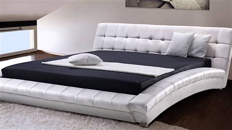 Beliani Super King Size   6 ft   Leather Bed   incl ...