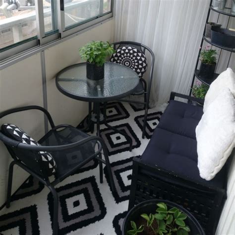 Belleza pura para el balcón en 50 ideas de muebles.
