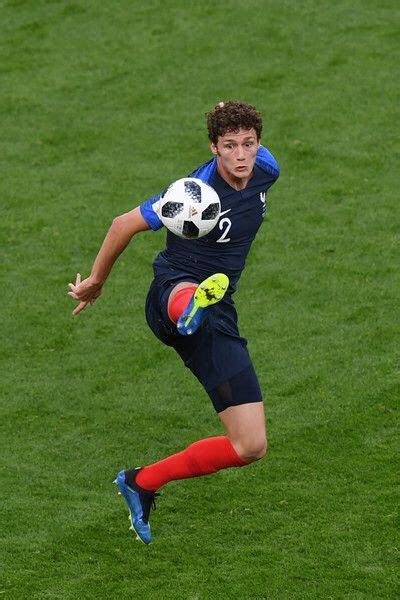 Ben Pavard of France in action at the 2018 World Cup Finals.