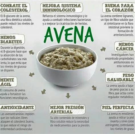 Beneficios de la avena #nutrition #healthy | Beneficios de ...