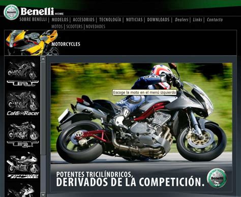 Benelli España estrena su nueva página web