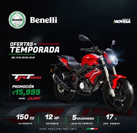 Benelli TNT 150 precio Guatemala | OfertasGuate