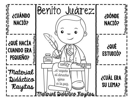 Benito Juarez preguntas | Proyectos para preescolar, Actividades para ...