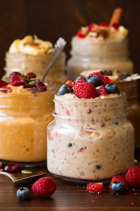 Berry Chia Overnight Oats 5 ways  With images  | Food ...