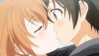 Besos anime gif 4 » GIF Images Download