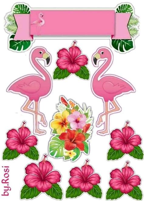 Best 12 Topo de Bolo de Papel dos Flamingos para imprimir – Mimo Kids ...