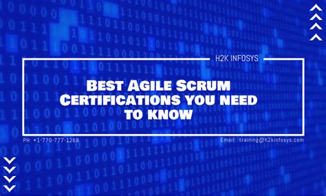 Best Agile Scrum Certifications you need to know | H2kinfosys Blog