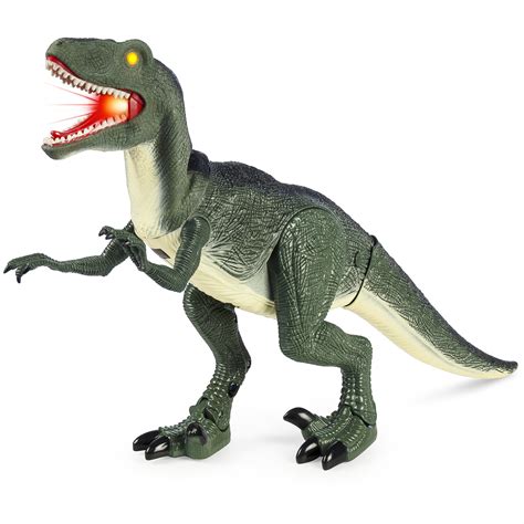 Best Choice Products Velociraptor 21in Large Walking Toy Dinosaur w ...
