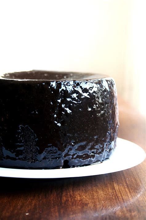 Best Double Chocolate Cake with Black Velvet Icing ...