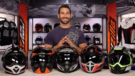Best Dual Sport Motorcycle Helmets at RevZilla.com   YouTube