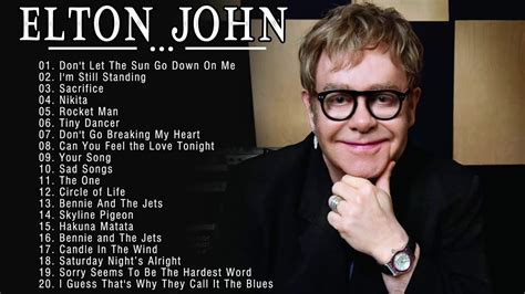 Best of songs Elton John   Elton John greatest hits full album   YouTube