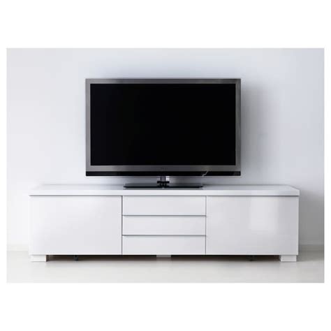 BESTÅ BURS Mueble TV   alto brillo blanco   IKEA