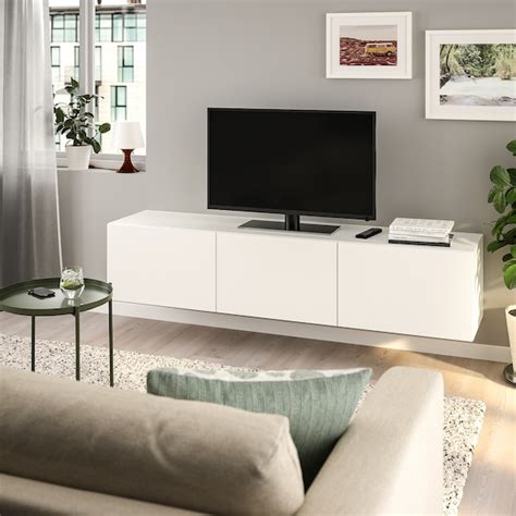 BESTÅ Mueble TV   blanco, Lappviken blanco   IKEA