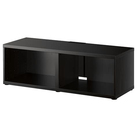 BESTÅ Mueble TV, negro marrón, 120x40x38 cm   IKEA