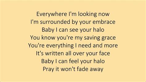 Beyonce   Halo   Lyrics   YouTube