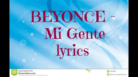 BEYONCE Mi Gente Lyrics   YouTube