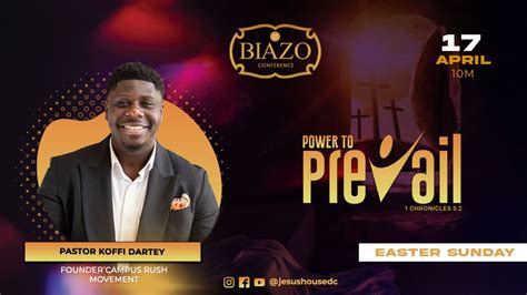 BIAZO Easter Sunday Worship Service with Pastor Koffi Dartey, Easter ...