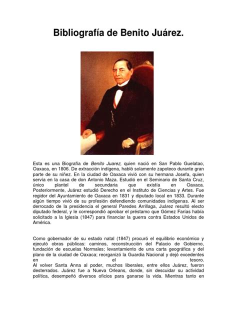 Bibliografía de Benito Juárez | Estado  política  | México