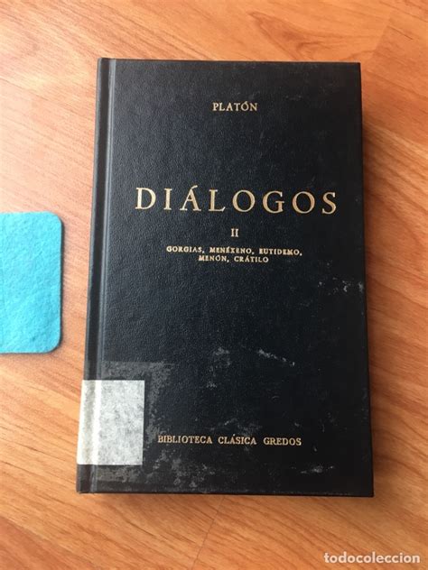 Biblioteca clasica gredos nº 61 platon dialogos   Vendido en Venta ...
