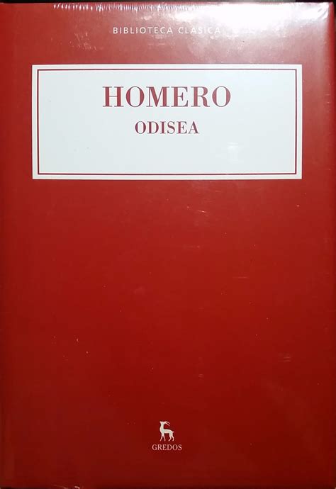 Biblioteca Clásica Gredos : Odisea  homero    $ 199.00 en Mercado Libre