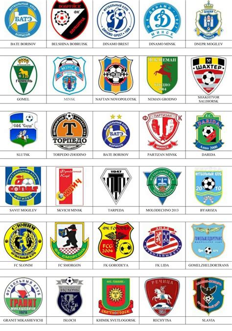 Bielorrusia   Pins de escudos/insiginas de equipos de fútbol.