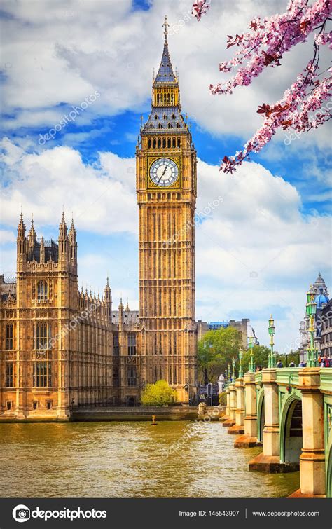 Big Ben em Londres, na primavera — Fotografias de Stock ...